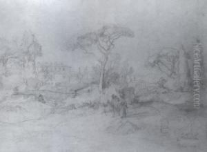 Blick Auf Eine Romische Villa Blick Auf Eine Romische Villa