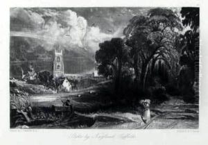 Stoke By Nayland, Suffolk; With River Stour, Suffolk by David Lucas