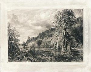 Arundel Mill And Castle (s.49) by David Lucas