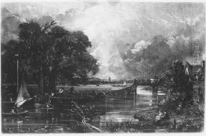 River Stour, Suffolk; And A Seabeach, Brighton (wedmore 5, Shirley 19; And W.11, S.17) by David Lucas
