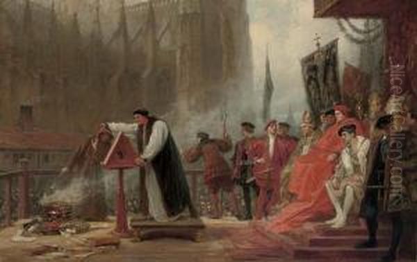 The Burning Of Martin Luther's Works - view 1