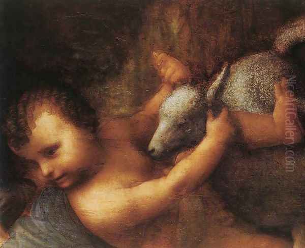 The Virgin and Child with St Anne (detail) 3 - view 1