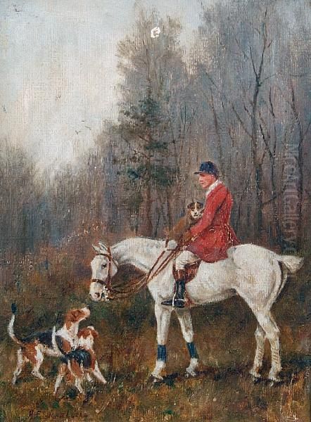 Second Horseman And Terrier - view 1