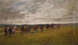 Morning Exercise, Newmarket by Henry Frederick Lucas-Lucas