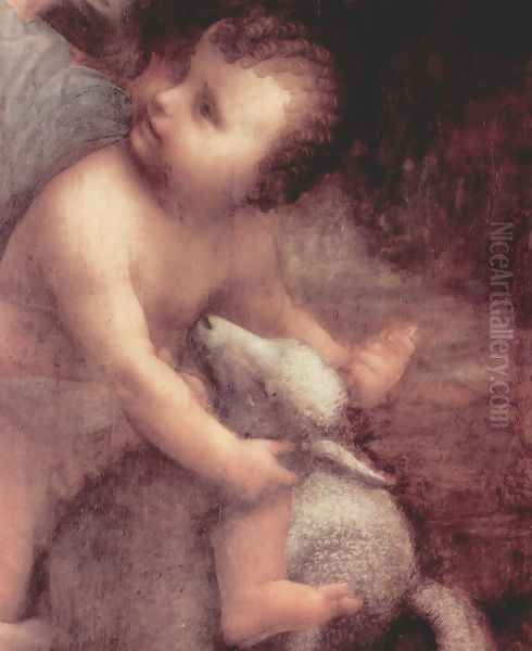 The Virgin and Child with St Anne (detail) 2 - view 1