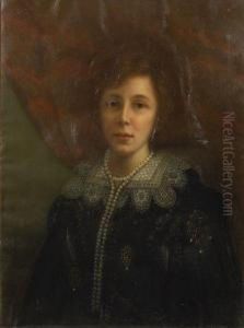 Portrait Of A Young Woman by Giorgio Lucchesi