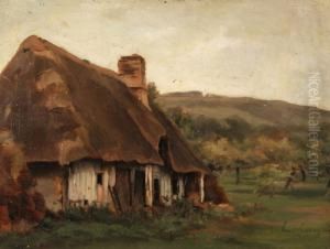 Bauernhaus Mit Strohdach by Stefan Luchian
