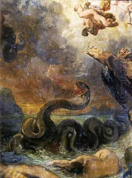 Apollo Slays Python (detail) 1850-51 - view 1