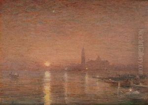 View Of The Grand Canal, Venice by Max Ludby