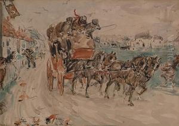 David Copperfield Going To Yarmouth. by Albert Ludovici