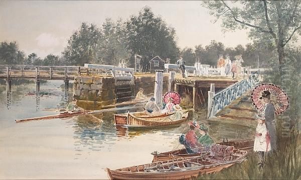A Busy Afternoon On The River. - view 1