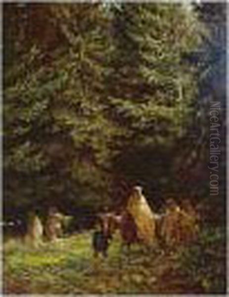 Going Sporting, Signed And Dated 1875 - view 1