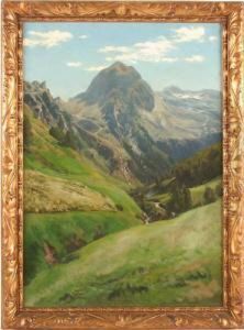 Hochalpental Im Tauerngebiet by Carl Julius Ludwig