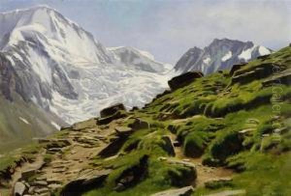 Glacier Landscape In The Valais - view 1