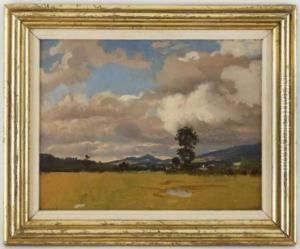 Paysage Des Environs De Geneve by Albert Lugardon