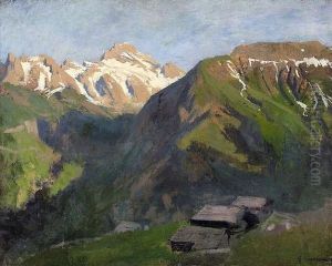 "pointe Percee, Effet Du Soir". by Albert Lugardon