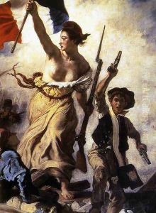 Liberty Leading the People (detail 1) 1830