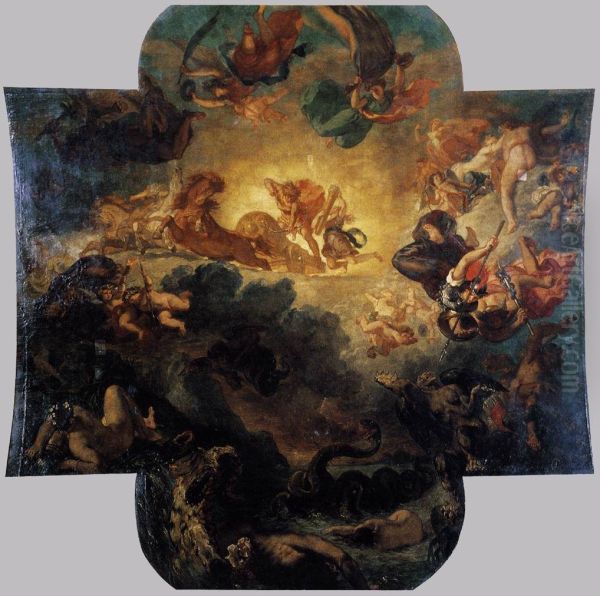 Apollo Vanquishing The Python - view 1