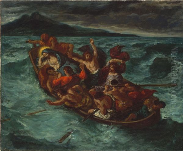 Christ on the Lake of Gennesaret - view 1