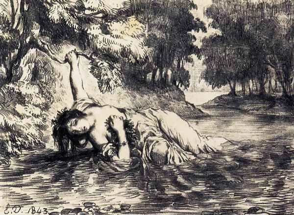 The Death of Ophelia 1843 - view 1