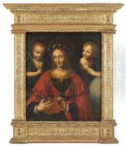 La Vierge Avec Jesus Enfant Et Saint Jean Baptiste