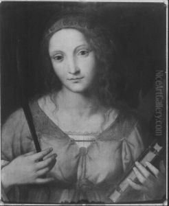 Saint Catherine Of Alexandria by Bernardino Luini