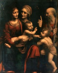 Sacra Famiglia by Bernardino Luini