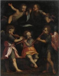 Angeli Musicanti by Bernardino Luini