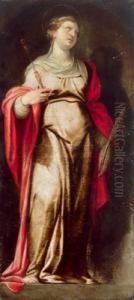 Figura Di Santa by Bernardino Luini