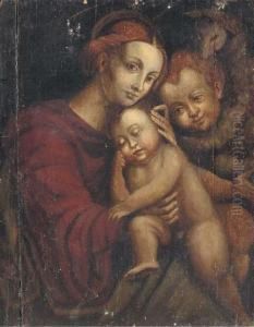 The Madonna And Child With The Infant Saint John The Baptist