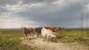 Cattle In A Pasture by William Luker