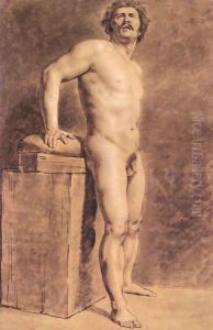 Male Academy Figure Probably Polonais Standing