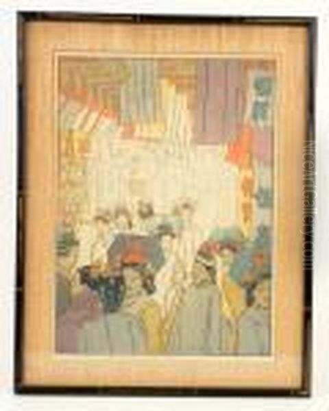 Women And Festive Banners - view 1