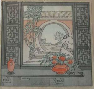 Chinese Window by Bertha Boynton Lum