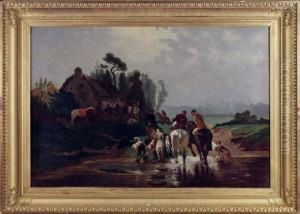 Le Rendez-vous De Chasse by Evariste Luminais