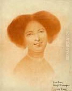 Dama. by Juan Luna y Novicio