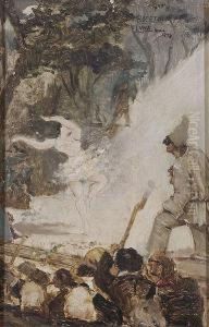 Arlequin Y Bailarina by Juan Luna y Novicio
