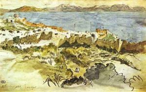 Bay of Tanger in Morocco by Eugene Delacroix