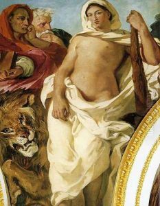 Justice (detail 1) 1833-37 by Eugene Delacroix
