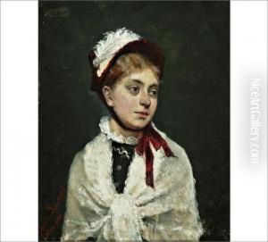 Portrait Of A Young Woman by Amelia H. Lundahl