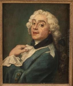 Portratt Av Francois Boucher by Gustaf Lundberg