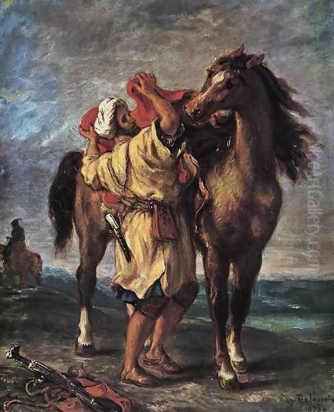 Marocan And His Horse - view 1