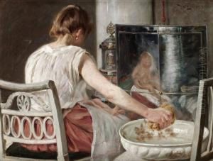 Morgontoilette by Robert Lundberg