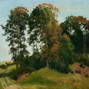 A Study From Sorups Vang In The Vicinity Of Frederiksvaerk by Johan Thomas Lundbye