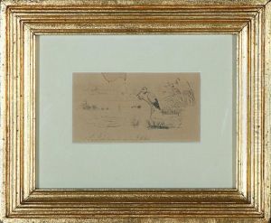 Stork At A Lake