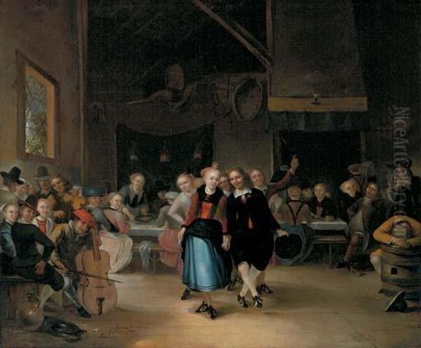 A Wedding Dance In A Tavern - view 1