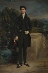 Louis-Auguste Schwiter 1826-27 by Eugene Delacroix