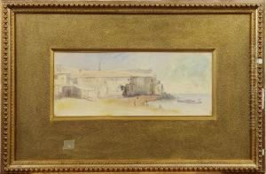 Italienskt Stadsmotiv by Egron Sellif Lundgren