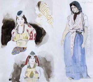 Moroccan Women 1832 by Eugene Delacroix