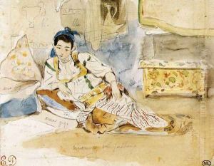 Mounay ben Sultan 1832 by Eugene Delacroix